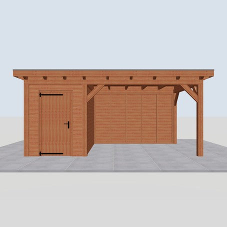 Douglas constructiepakket platdak 588x346 cm blank