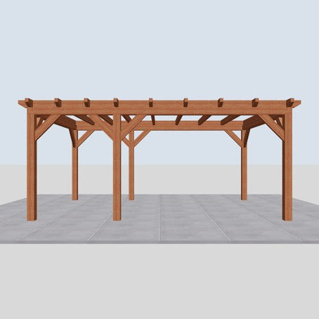 Douglas constructiepakket platdak 588x410 cm