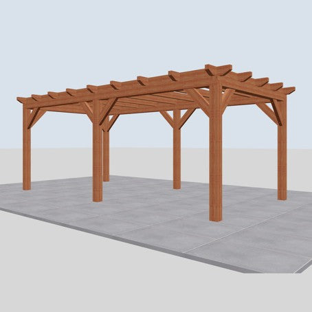 Douglas constructiepakket platdak 637x346 cm
