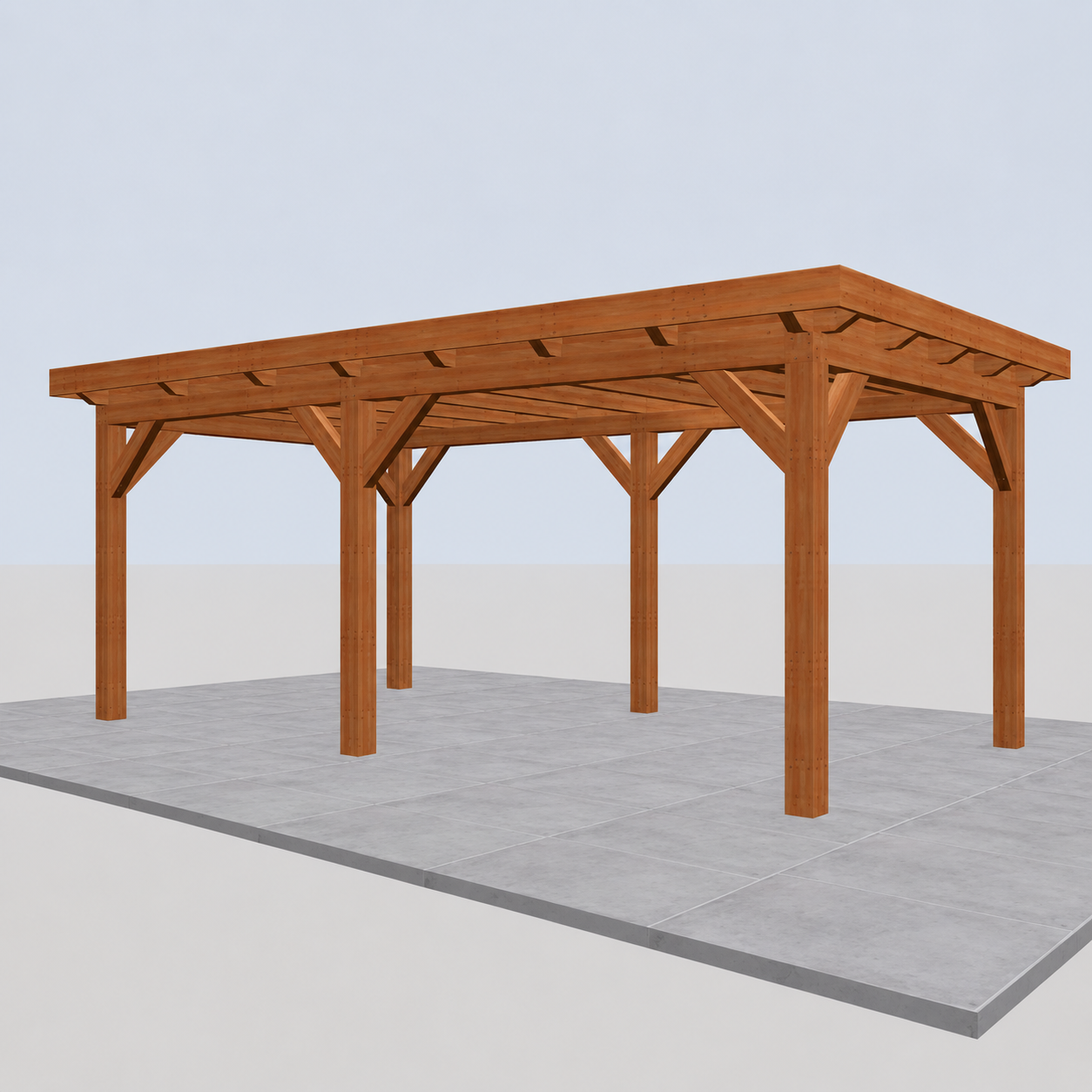 Douglas constructiepakket platdak 637x346 cm