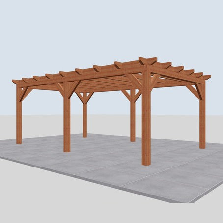 Douglas constructiepakket platdak 637x410 cm