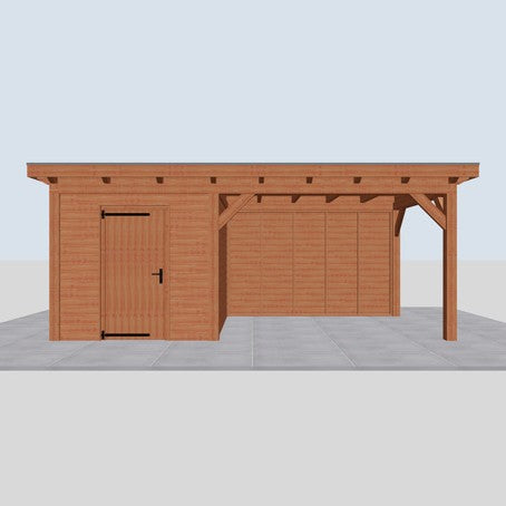 Douglas constructiepakket platdak 648x346 cm blank
