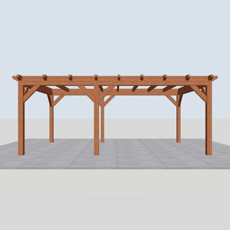 Douglas constructiepakket platdak 648x410 cm