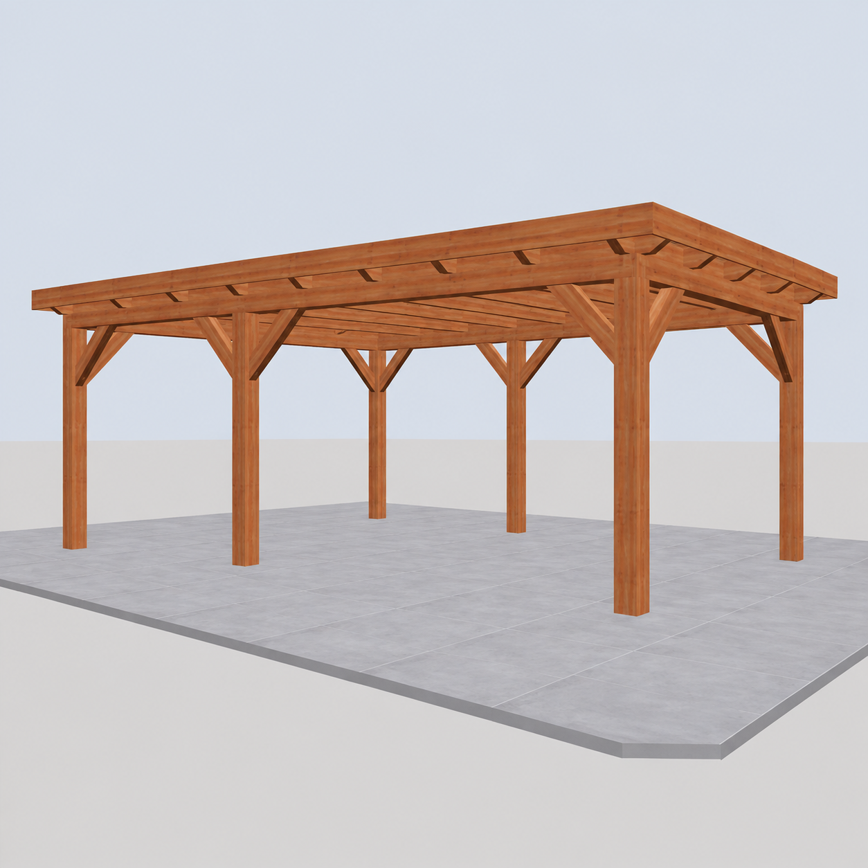 Douglas constructiepakket platdak 648x410 cm