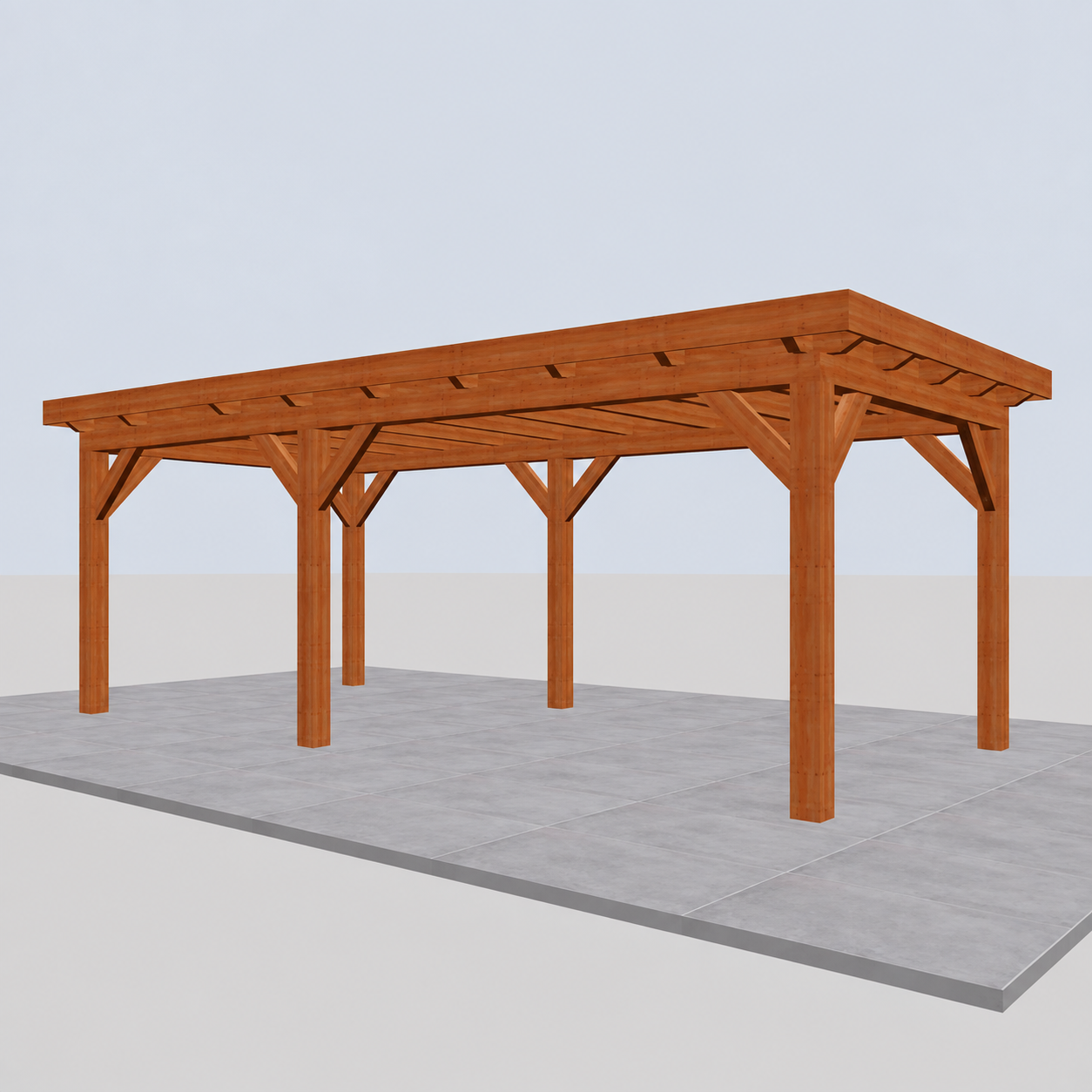 Douglas constructiepakket platdak 701x346 cm