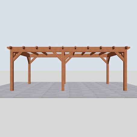 Douglas constructiepakket platdak 701x410 cm