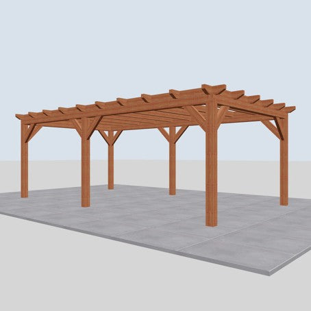 Douglas constructiepakket platdak 701x410 cm