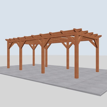 Douglas constructiepakket platdak 709x346 cm