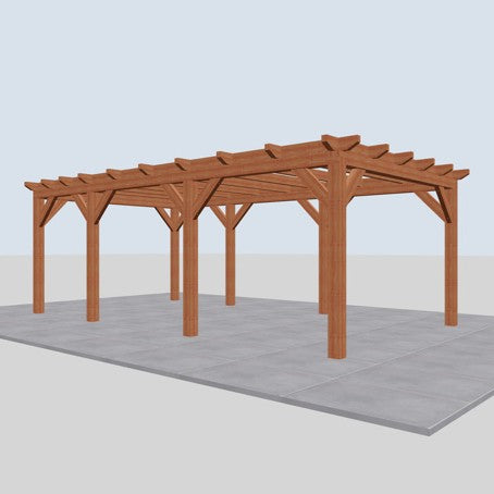 Douglas constructiepakket platdak 709x410 cm