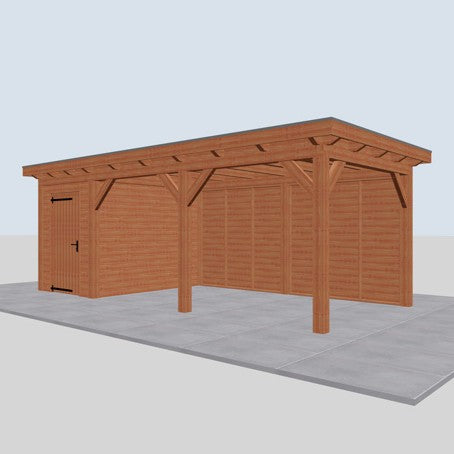 Douglas constructiepakket platdak 709x410 cm blank