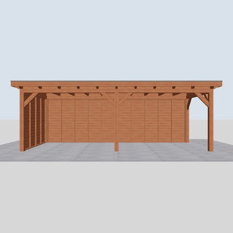 Douglas constructiepakket platdak 766x346 cm blank