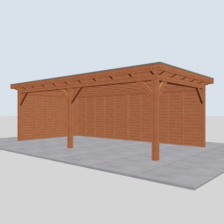 Douglas constructiepakket platdak 766x410 cm blank