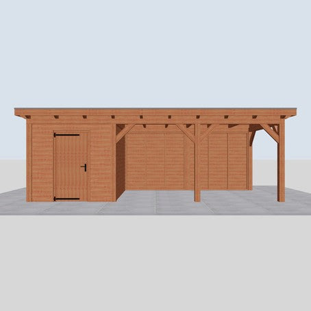 Douglas constructiepakket platdak 769x346 cm blank