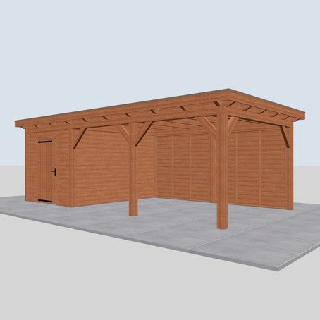 Douglas constructiepakket platdak 769x410 cm blank