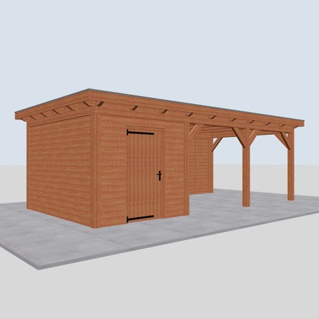 Douglas constructiepakket platdak 769x410 cm blank