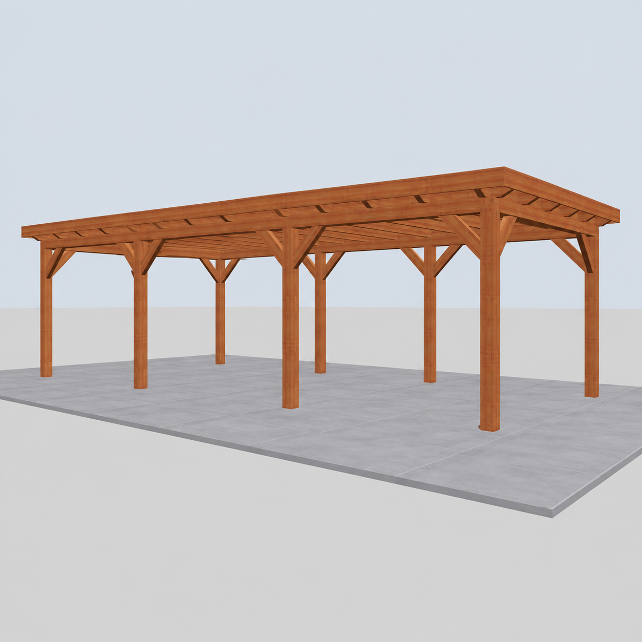 Douglas constructiepakket platdak 815x410 cm
