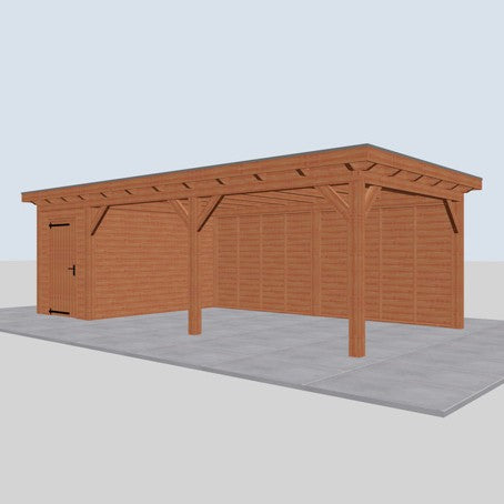 Douglas constructiepakket platdak 815x410 cm blank