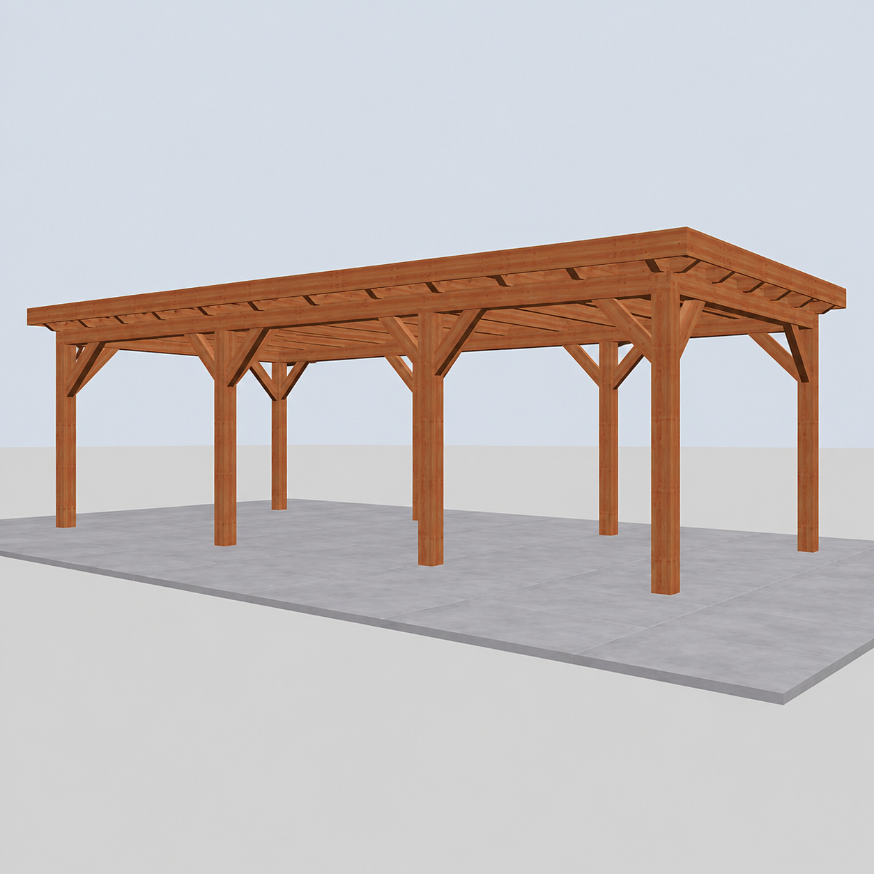 Douglas constructiepakket platdak 822x410 cm