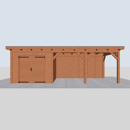 Douglas constructiepakket platdak 822x410 cm blank