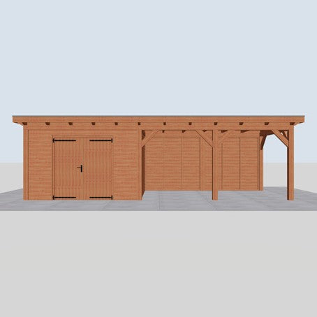 Douglas constructiepakket platdak 886x346 cm blank