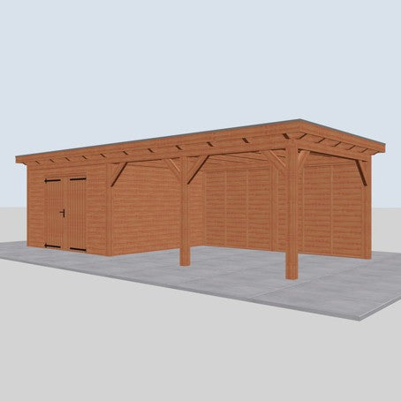 Douglas constructiepakket platdak 886x410 cm blank