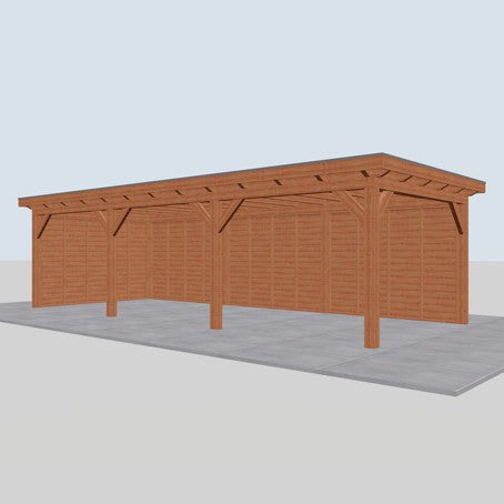 Douglas constructiepakket platdak 928x410 cm blank