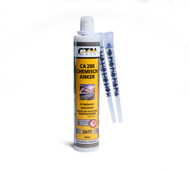 Chemisch anker CA 280 grijs 300 ml