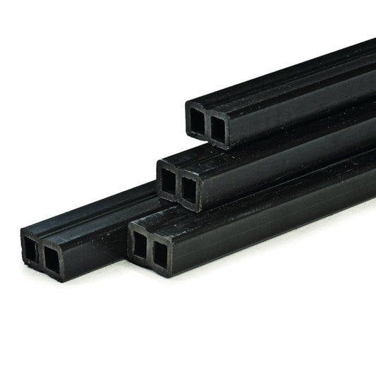 Composiet ligger 3x5 cm zwart