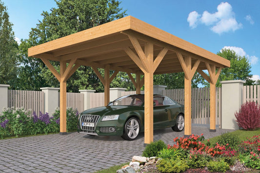 Douglas carport Lemmer DHZ 450x600 cm