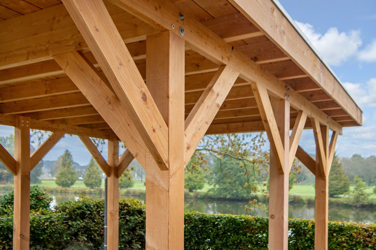 Douglas carport Lemmer DHZ 450x600 cm