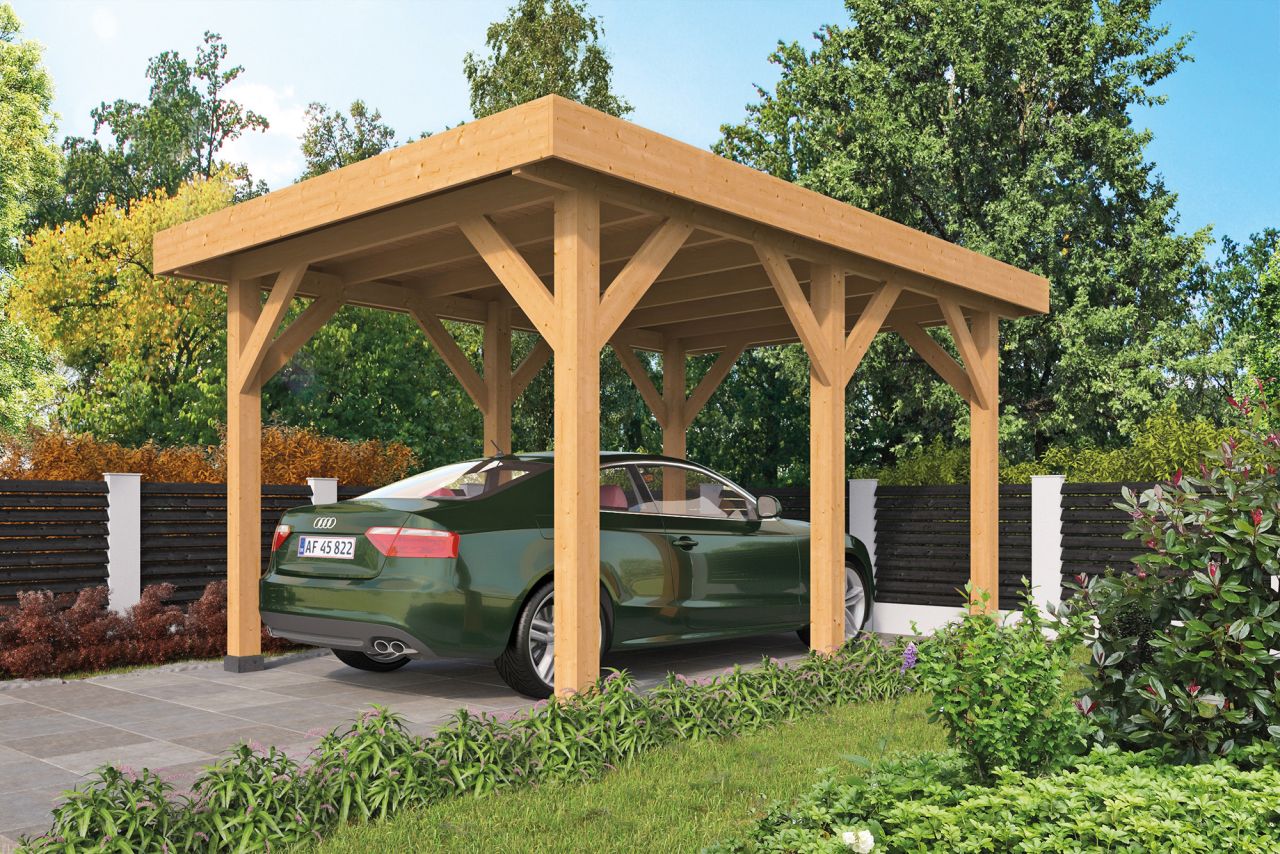 Douglas carport Sloten DHZ 350x500 cm