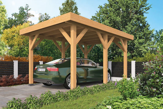 Douglas carport Sloten DHZ 350x500 cm