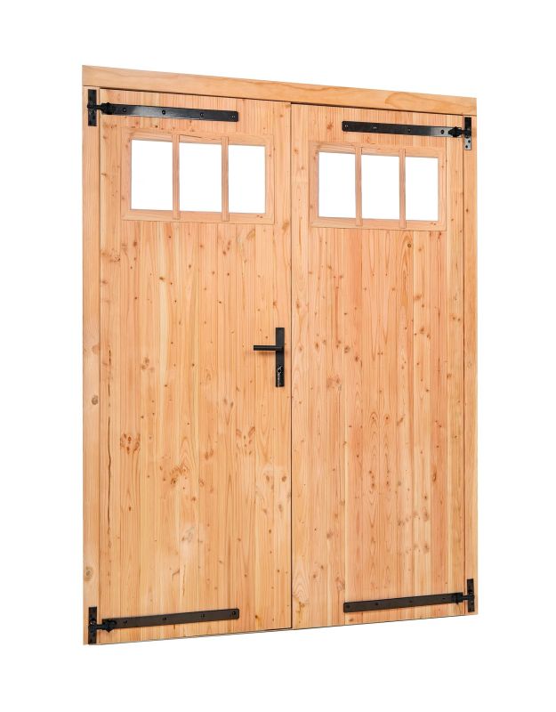 Douglas dubbele deur met raam 1850x2050 mm buitenmaat