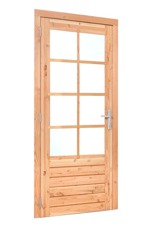 Douglas enkele glasdeur deluxe 8-ruits linksdraaiend 1100x2150 mm buitenmaat