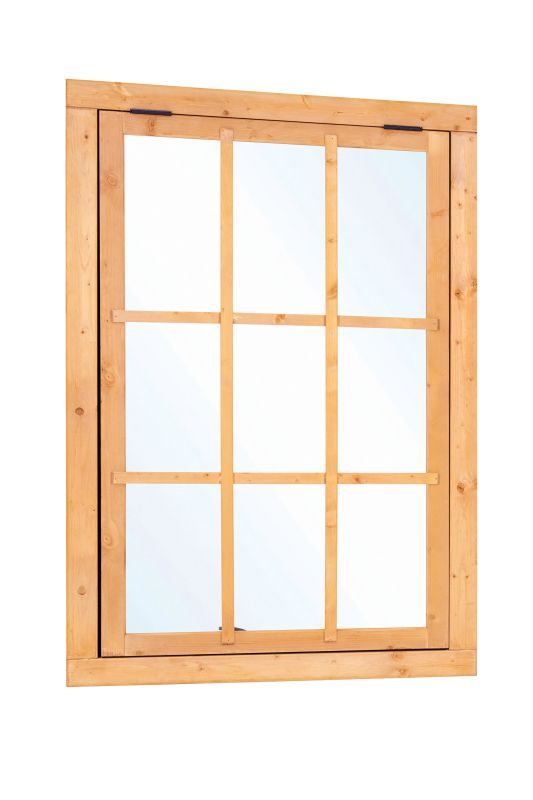 Douglas uitzetraam 9-ruits 1000x1554 mm buitenmaat