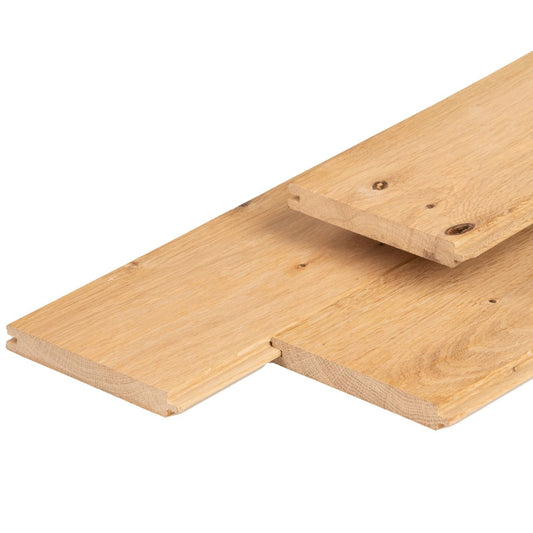 Eiken vellingdeel t&g 1,8x13 cm geschaafd (12 cm WB)