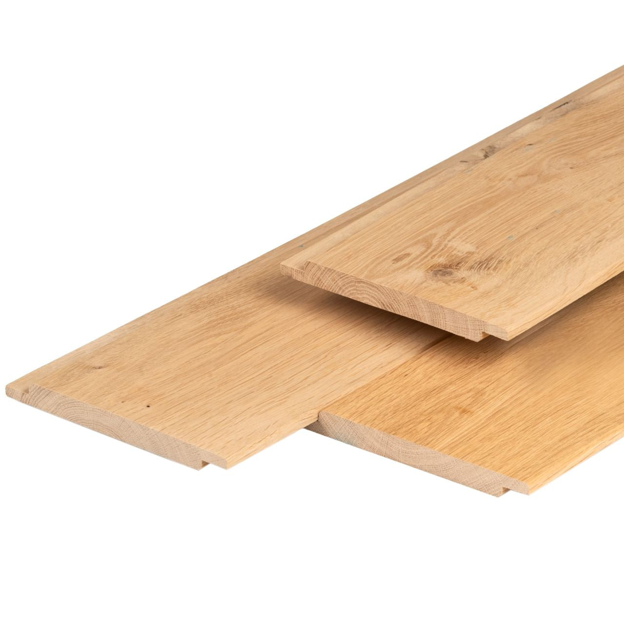 Eiken sponningplank 1,8x18 cm geschaafd (16,5 cm WB)