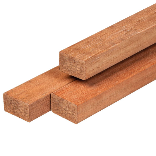 Keruing regel 4,4x8,8 cm geschaafd