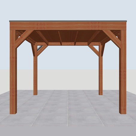 Douglas overkapping DHZ modern 310x310 cm