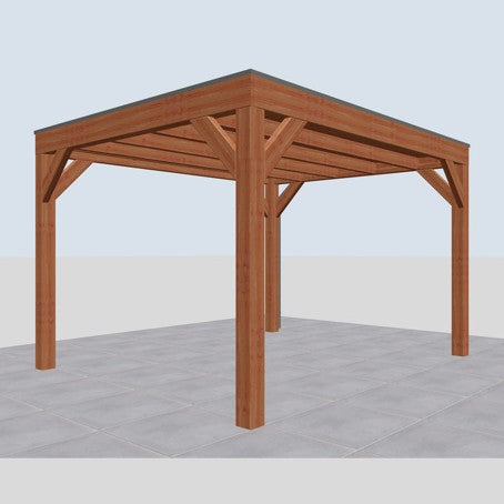 Douglas overkapping DHZ modern 310x375 cm