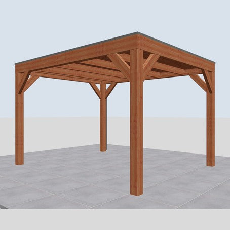 Douglas overkapping DHZ modern 375x310 cm