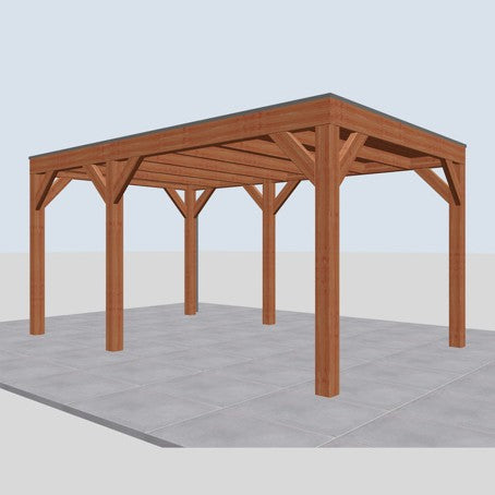 Douglas overkapping DHZ modern 485x310 cm