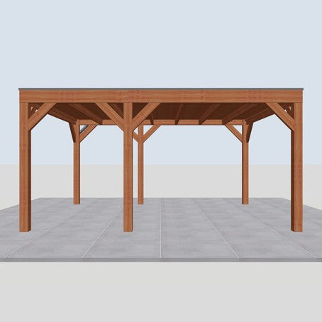 Douglas overkapping DHZ modern 485x375 cm