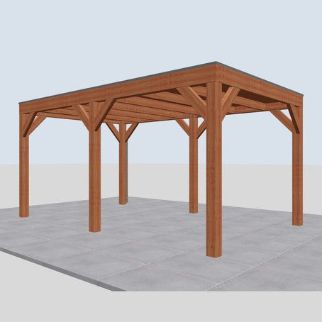 Douglas overkapping DHZ modern 495x310 cm