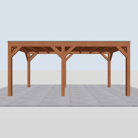 Douglas overkapping DHZ modern 545x310 cm