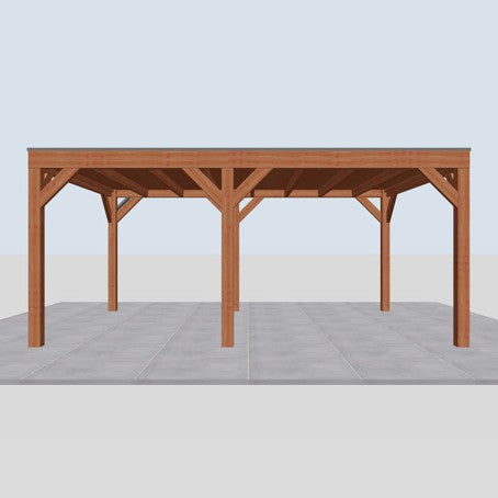 Douglas overkapping DHZ modern 545x375 cm