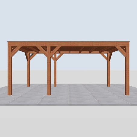 Douglas overkapping DHZ modern 550x310 cm