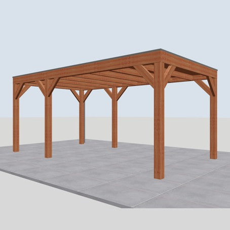 Douglas overkapping DHZ modern 550x310 cm