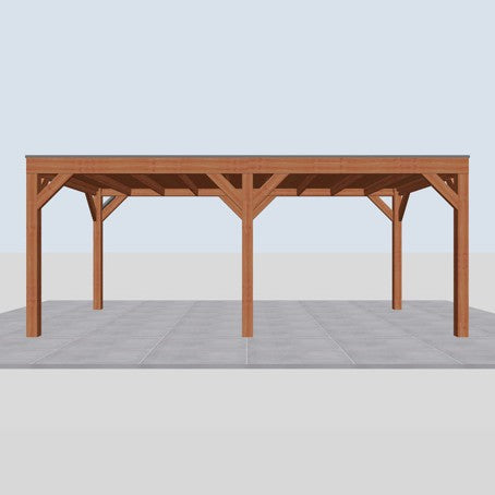 Douglas overkapping DHZ modern 600x310 cm