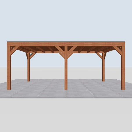 Douglas overkapping DHZ modern 600x375 cm